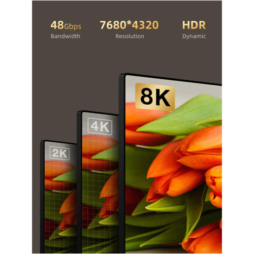 Кабель мультимедийный HDMI to HDMI 10.0m v2.1 Cabletime (CA914029) – Cabletime (вид 2)
