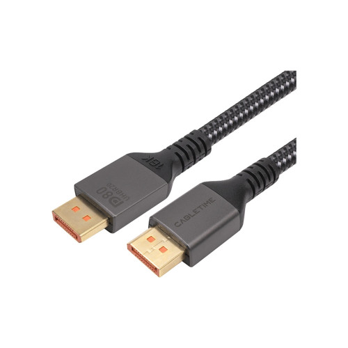 Кабель мультимедийный DisplayPort to DisplayPort 2.0m V2.1 Cabletime (CA914241) – Cabletime