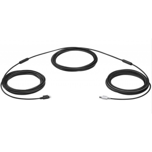 Кабель мультимедійний Logitech Extender Cable for Group Camera 15m Business MINI-DIN (939-001490) – Logitech (вид 1)