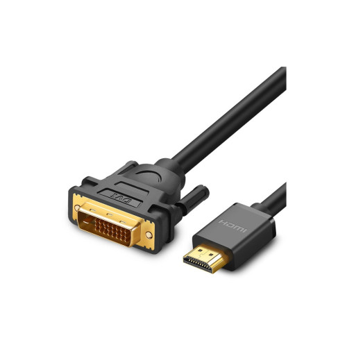 Кабель мультимедийный HDMI M to DVI M 3.0m HD106 black Ugreen (10136) – UGREEN (вид 1)