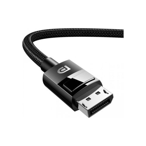 Кабель мультимедийный DisplayPort M to DisplayPort M 5.0m V1.4 braided DP114 black Ugreen (80394) – UGREEN (вид 1)