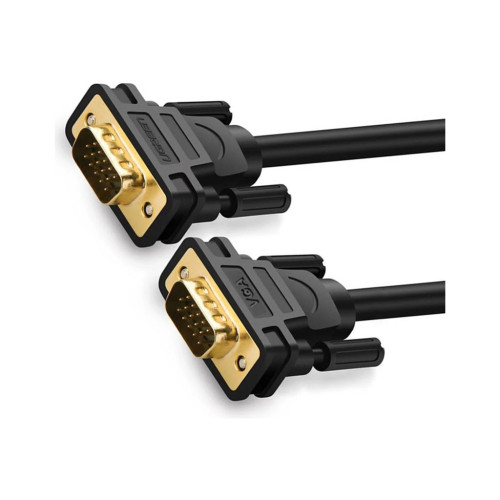 Кабель мультимедийный VGA M to VGA M 3.0m VG101 black Ugreen (11631) – UGREEN