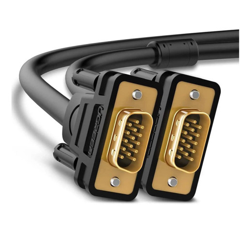 Кабель мультимедийный VGA M to VGA M 3.0m VG101 black Ugreen (11631) – UGREEN (вид 1)