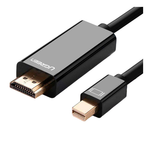 Кабель мультимедійний miniDisplayPort M to HDMI M 1.5m MD101 4K black Ugreen (20848) – UGREEN