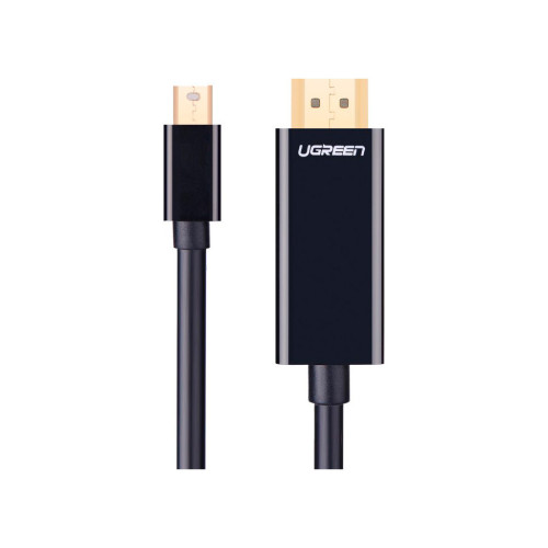 Кабель мультимедійний miniDisplayPort M to HDMI M 1.5m MD101 4K black Ugreen (20848) – UGREEN (вид 1)