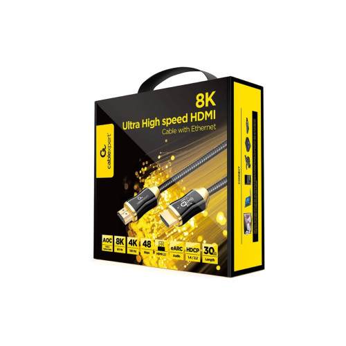 Кабель мультимедийный HDMI M to HDMI M 30.0m V2.1 8K 60Hz/4K 144Hz AOC Cablexpert (CCBP-HDMI8K-AOC-30M-EU) – Cablexpert (вид 2)