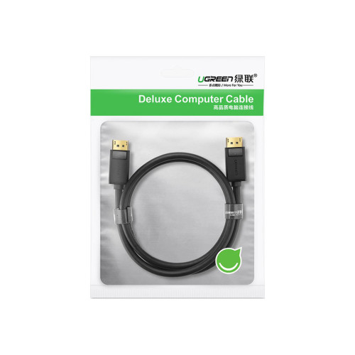 Кабель мультимедійний DisplayPort M to DisplayPort M 1.0m DP102 black Ugreen (10244) – UGREEN (вид 1)