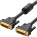 Кабель мультимедійний DVI M to DVI M 3.0m 24+1pin DV101 black Ugreen (11607) – UGREEN