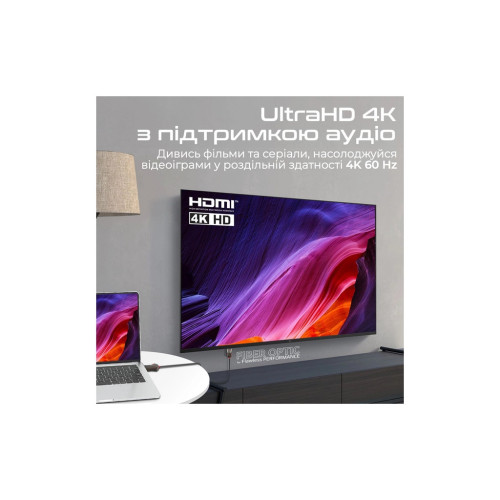 Кабель мультимедійний HDMI M to HDMI M 15.0m V2.0 Promate (prolink4k60-15m) – Promate (вид 2)