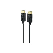 Кабель мультимедійний DisplayPort M to DisplayPort M 2.0m V1.4 black Promate (dplink-200.black)