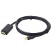 Кабель мультимедийный miniDisplayPort M to HDMI M 1.8m Cablexpert (CC-mDP-HDMI-6) – Cablexpert (вид 1)
