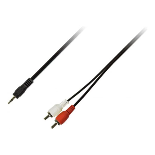 Кабель мультимедийный Jack 3.5mm M to 2xRCA M 1.5m Piko (1283126473890) – Piko