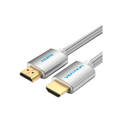 Кабель мультимедійний HDMI M to HDMI M 3.0m V2.0 4K60Hz silver VENTION (AABII) – Vention