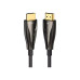 Кабель мультимедійний HDMI to HDMI 30.0m V2.0 Optical 4K 60Hz 18Gbps Dolby 7.1 PVC Black Zinc Alloy VENTION (ALABT) – Vention (вид 1)
