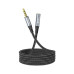 Кабель мультимедийный 3.5mm M to 3.5mm F 2.0m Gray HOCO (6931474762160) – HOCO