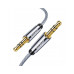 Кабель мультимедійний 3.5mm M to 3.5mm M 5.0m gray Essager (EYP35-DYD0G) – Essager (вид 2)