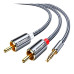 Кабель мультимедійний 3.5mm M to 2xRCA M 1.0m Essager (EYPZJ-MY0H) – Essager