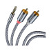 Кабель мультимедійний 3.5mm M to 2xRCA M 1.0m Essager (EYPZJ-MY0H) – Essager (вид 2)