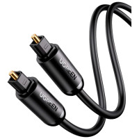 Кабель мультимедійний Optical Toslink 3.0m AV122 black Ugreen (70893)