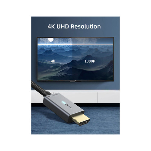 Кабель мультимедійний DisplayPort M to HDMI M 3.0m 4K60Hz Cabletime (CA915330) – Cabletime (вид 2)