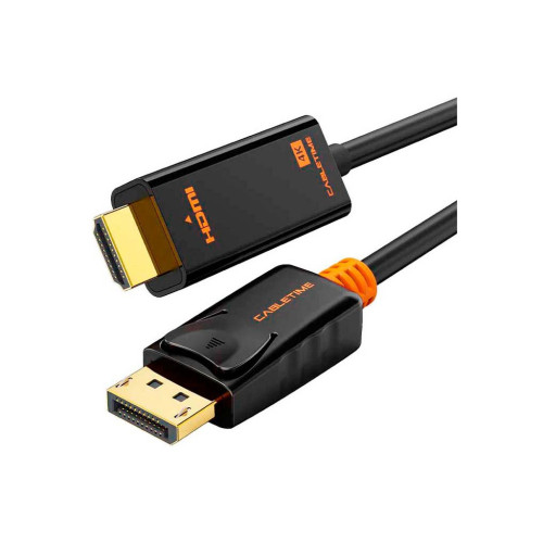 Кабель мультимедийный DisplayPort M to HDMI M 1.8m V1.2 4K60Hz Cabletime (CA915316) – Cabletime