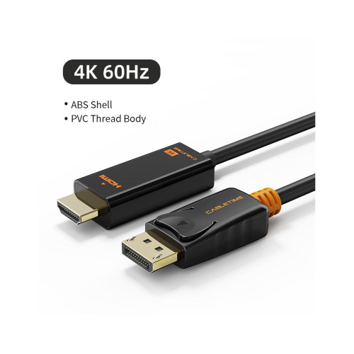 Кабель мультимедийный DisplayPort M to HDMI M 1.8m V1.2 4K60Hz Cabletime (CA915316) – Cabletime (вид 1)