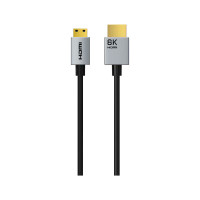 Кабель мультимедийный HDMI micro M to HDMI M 3.0m 8K60Hz Cabletime (CA915880)