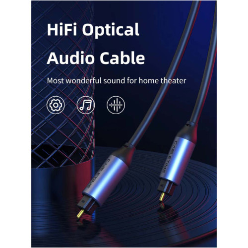 Кабель мультимедійний Optical Toslink 1.0m Cabletime (CA915286) – Cabletime (вид 2)