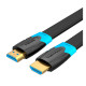 Кабель мультимедійний HDMI M to HDMI M 1.5m black Vention (AAKBG)