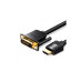 Кабель мультимедійний HDMI M to DVI M 1.0m black Vention (ABFBF) – Vention