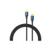 Кабель мультимедійний HDMI M to HDMI M 1.5m 8K cotton braided blue Vention (ALGLG) – Vention (вид 1)