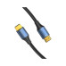 Кабель мультимедийный HDMI M to HDMI M 2.0m 8K cotton braided blue Vention (ALGLH) – Vention (вид 1)