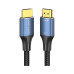 Кабель мультимедийный HDMI M to HDMI M 2.0m 8K cotton braided blue Vention (ALGLH) – Vention (вид 2)