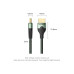 Кабель мультимедійний HDMI M to HDMI M 1.0m 8K ultra thin cotton braided green Vention (ALOGF) – Vention (вид 1)