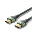 Кабель мультимедійний HDMI M to HDMI M 1.5m 8K ultra thin cotton braided green Vention (ALOGG) – Vention