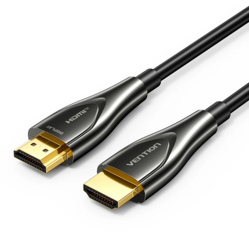 Кабель мультимедийный HDMI M to HDMI M 80.0m 4K fiber optic black Vention (ALSBAF) – Vention