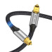 Кабель мультимедійний Optical Toslink 1.0m gray Vention (BAVHF) – Vention (вид 1)