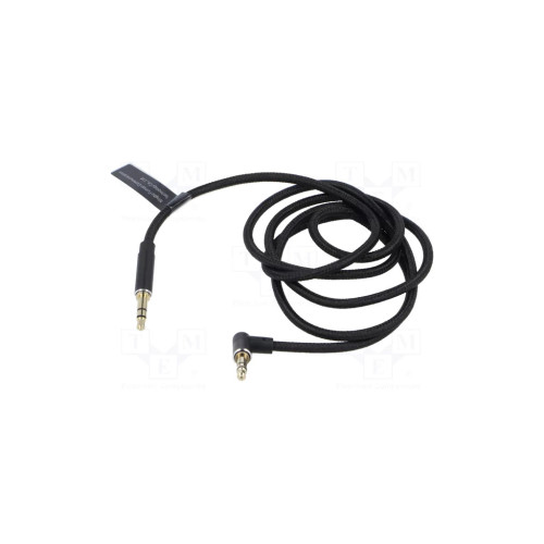 Кабель мультимедийный 3.5mm M to 3.5mm M 1.0m 90° corner black Vention (BAZBF) – Vention (вид 1)