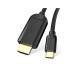 Кабель мультимедійний USB-C to HDMI M 1.5m black Vention (CGUBG) – Vention