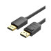 Кабель мультимедійний DisplayPort M to DisplayPort M 1.5m black Vention (HACBG) – Vention