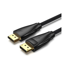 Кабель мультимедійний DisplayPort M to DisplayPort M 1.5m black Vention (HCCBG)