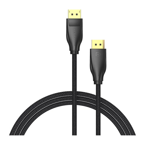 Кабель мультимедійний DisplayPort M to DisplayPort M 1.5m black Vention (HCCBG) – Vention (вид 1)