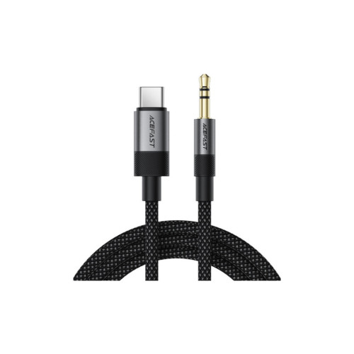 Кабель мультимедійний USB-C to 3.5mm M 0.15m black Acefast (6974316285274) – Acefast