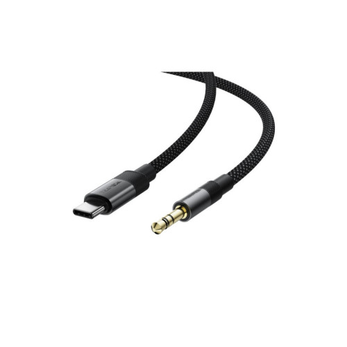 Кабель мультимедійний USB-C to 3.5mm M 0.15m black Acefast (6974316285274) – Acefast (вид 2)