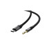 Кабель мультимедійний USB-C to 3.5mm M 0.15m black Acefast (6974316285274) – Acefast (вид 2)