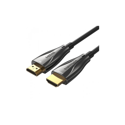 Кабель мультимедийный HDMI M to HDMI M 60.0m V2.1 Optical 8K 60Hz 48Gbps Dolby 7.1 black Vention (ALBBAE) – Vention (вид 1)