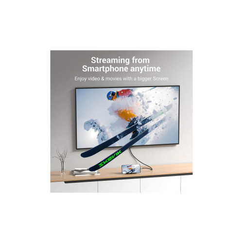 Кабель мультимедійний USB-C to HDMI M 2.0m V2.0 4K 60Hz black Vention (CRBBH) – Vention (вид 2)