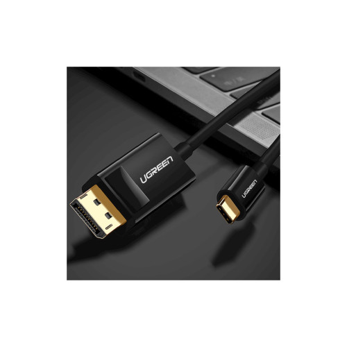 Кабель мультимедийный USB-C to DisplayPort M 1.5m 4K30Hz black Ugreen (50994) – UGREEN (вид 1)