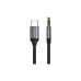Кабель мультимедійний USB-C to 3.5mm M 1.0m gray Essager (EZJE02-0G) – Essager