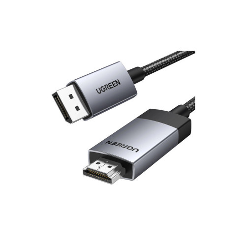 Кабель мультимедийный DisplayPort M to DisplayPort M 3.0m V1.2 4K60Hz 2K144Hz 1080P240Hz black Ugreen (25491) – UGREEN